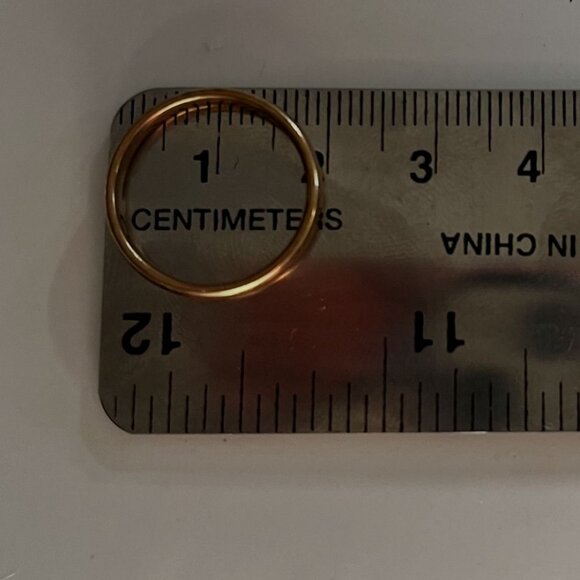 10K Yellow Gold Band, Size 6.5, Mappins - Picture 3 of 4